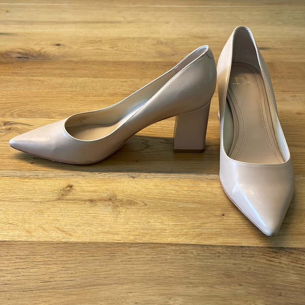 EUC Marc Fisher Pointed Toe Block Heel Pump